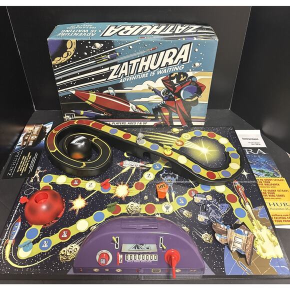 Zathura Adventure is Waiting Board Game 2005 Space Asteroid 100% Complete - Picture 1 of 14